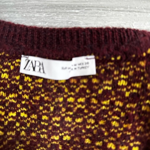 Zara Yellow and Black Checkered Cape - Picture 2 of 8